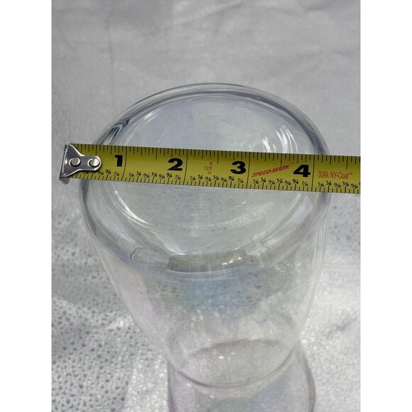 Wine‎ Carafe Vase Clear Glass Drink Pitcher Juice Classic Design 8” Pack of 2 - Picture 8 of 11